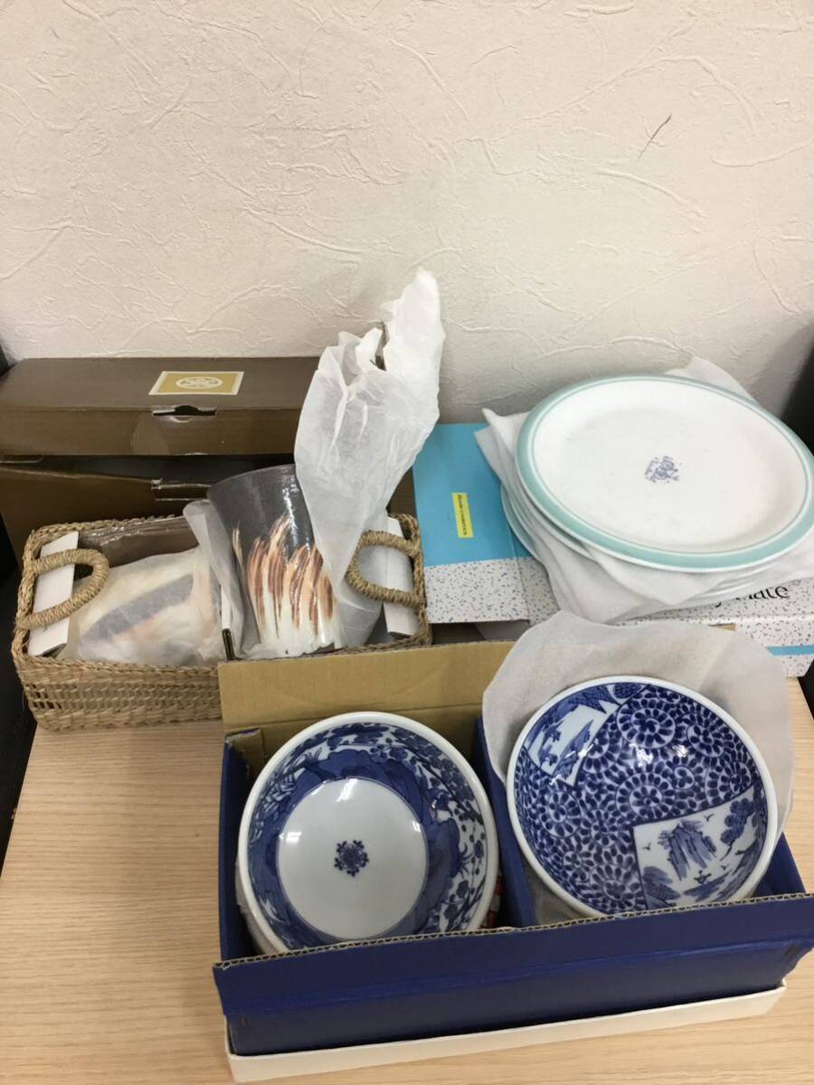 【9463他】長期保管品 箱入り 和食器 小鉢 洋食器 たち吉 有田焼 食器 など の画像6