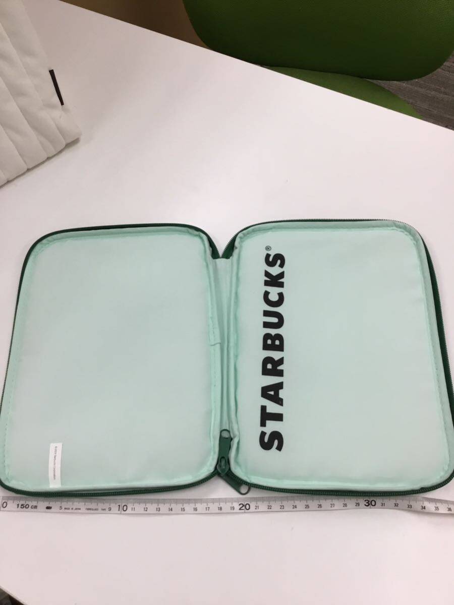 [12578 other ]2 piece set Starbucks STARBUCKS start ba tote bag multi case white 