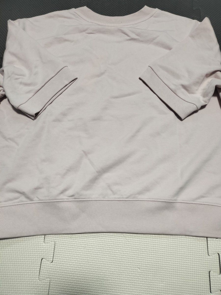 新品 タグ付き ジーユー GU ライトスウェット 5分袖 ピンク Lサイズ レディース おぱんちゅうさぎ Tシャツ