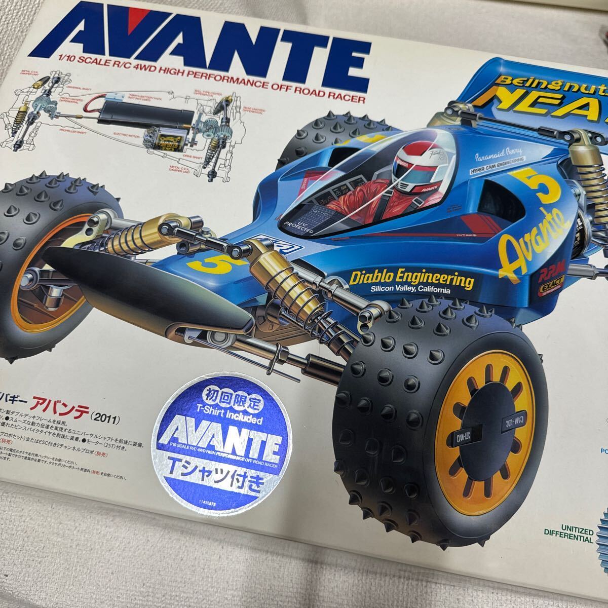 1/10RC アバンテ （2011） タミヤ 電動RC 4WDレーシングバギー ラジコン 中古品の画像1