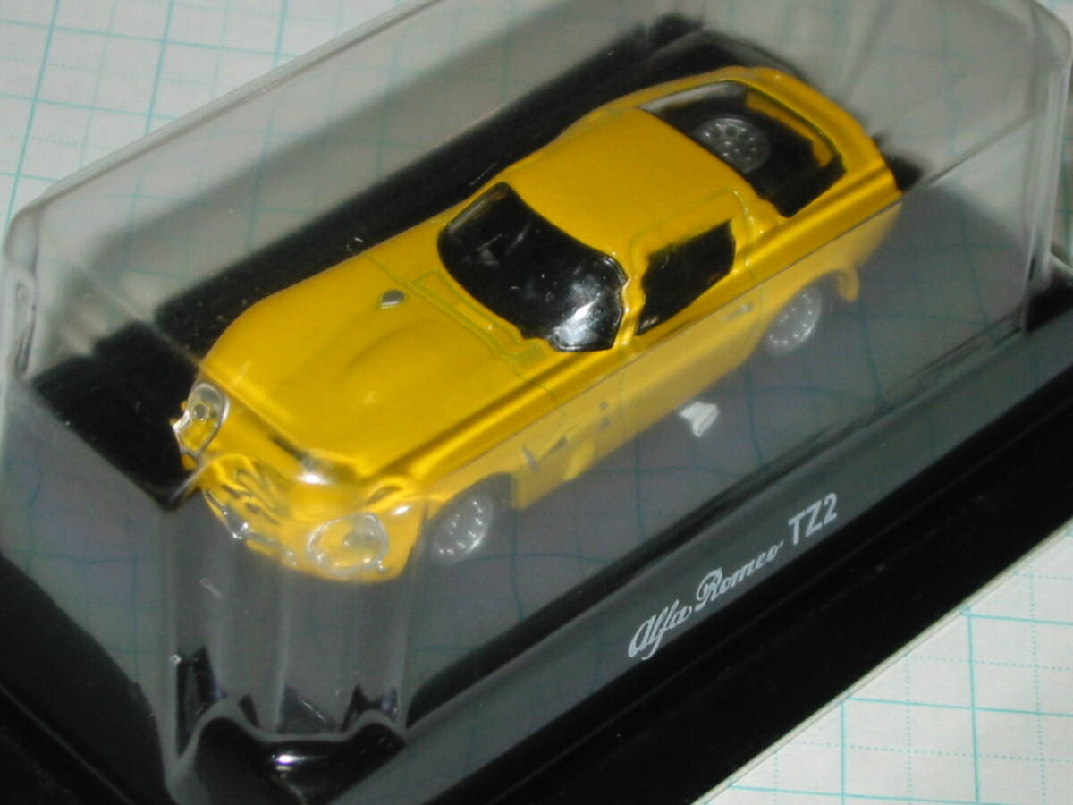 KYOSYO 京商 ALFA ROMEO アルファロメオ ミニカーコレクション２★Alfa Romeo159 TZ2 アルファロメオ ALFA ROMEO 1/64 イエロー 黄色 _画像3