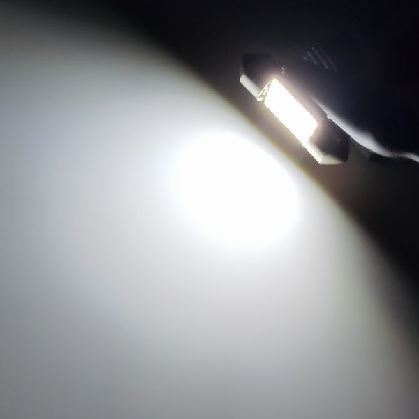 T10×31mm 4014 SMD LED 24連 白(ホワイト) 2個セット マップランプ、カーテシランプ、ラゲッジランプ、ライセンスナンバー灯の画像3