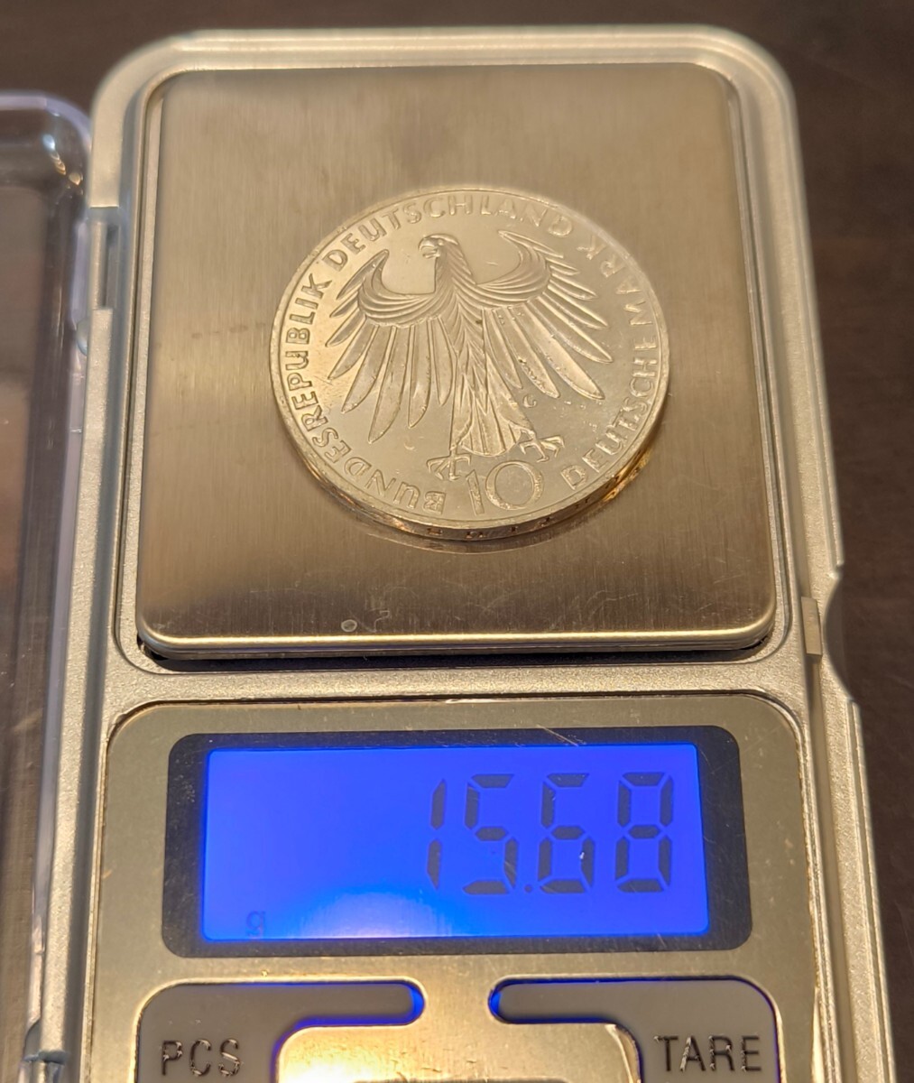 ミュヘンオリンピック記念銀貨 10マルク銀貨 ドイツ 銀貨 の画像4