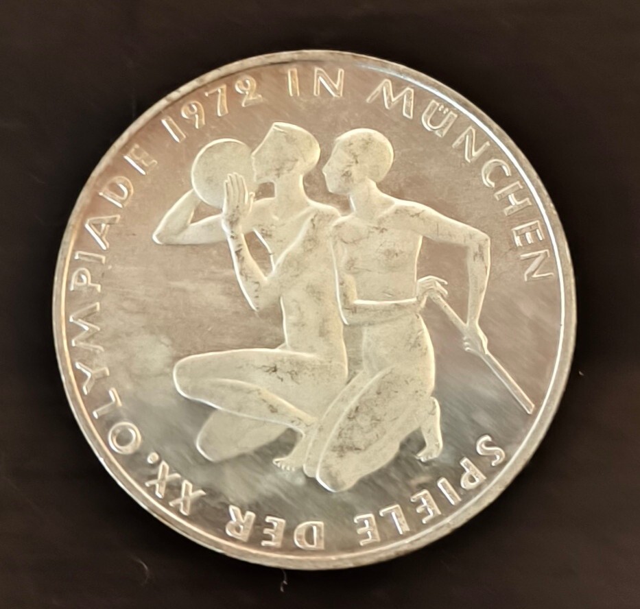ミュヘンオリンピック記念銀貨 10マルク銀貨 ドイツ 銀貨 の画像2