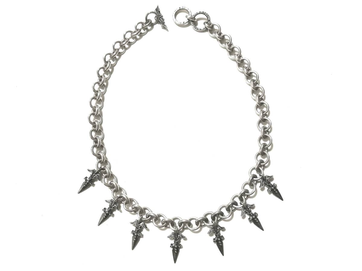 ☆本物 正規品 ロイヤルオーダー ロックンロイヤル Rings & 7daggers choker リング&セブンダガー チョーカー　シルバー925☆_画像は実物を撮影しています。