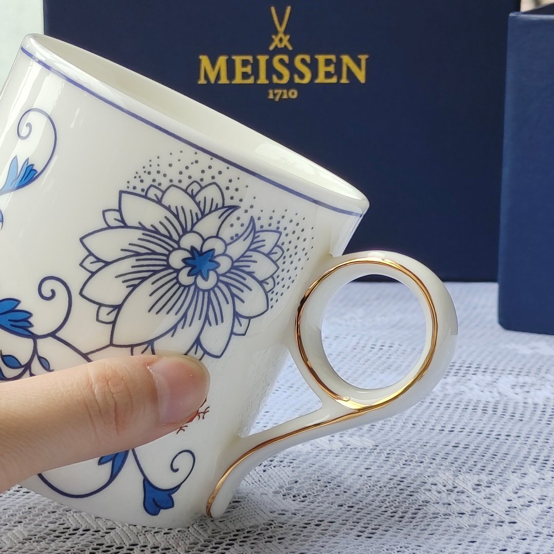マイセン MEISSEN マグカップ マグ コップ 花柄 箱付き 3614の画像7