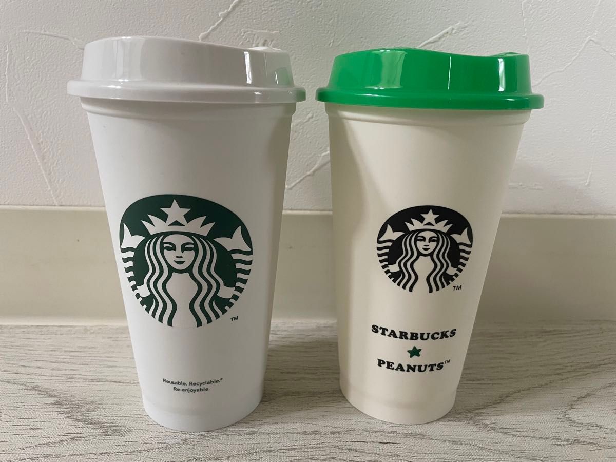 STARBUCKS スターバックス リユーザブルカップ　スヌーピー + グランデサイズ　