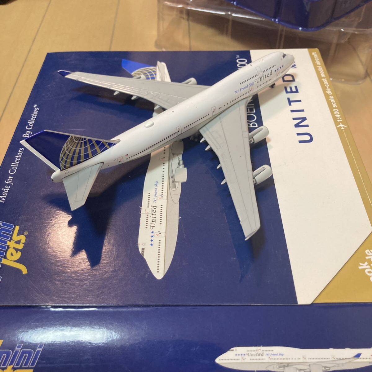 1/400 United B747-400 friend ship特別塗装機の画像7