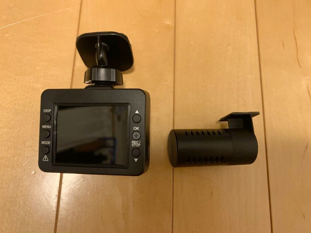 美品 動作確認OK ユピテル ドライブレコーダー DRY-TW7500 前後カメラ の画像2