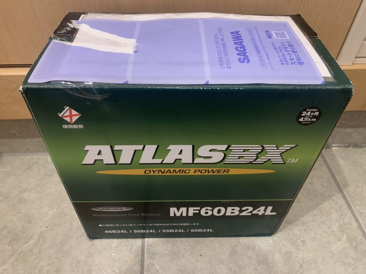 未使用品 アトラス ATLAS バッテリー MF60B24L 24L_画像1