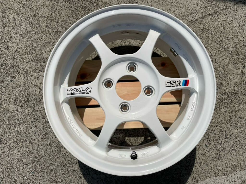 希少！SSR タイプC TYPE-C 14インチ 6J +38 PCD100 4穴 4本 TANABE/タナベ 軽自動車 ミラ、アルト、エッセの画像9