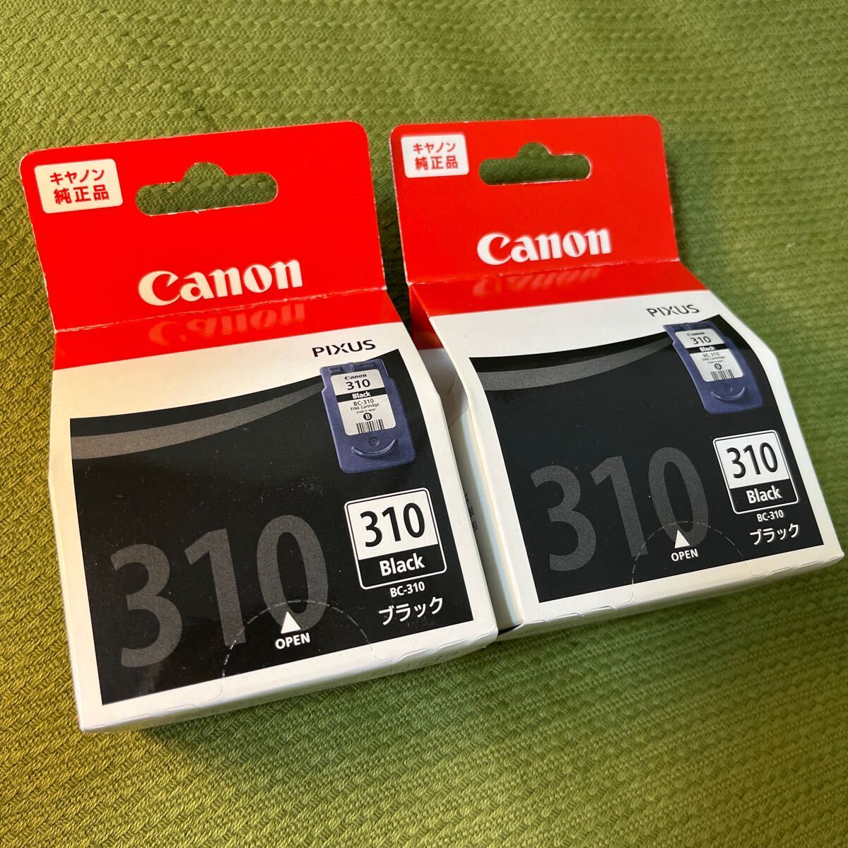 Canon キャノン 純正 インクカートリッジ  BC-310  ブラック×2  期限2022．9月 の画像1