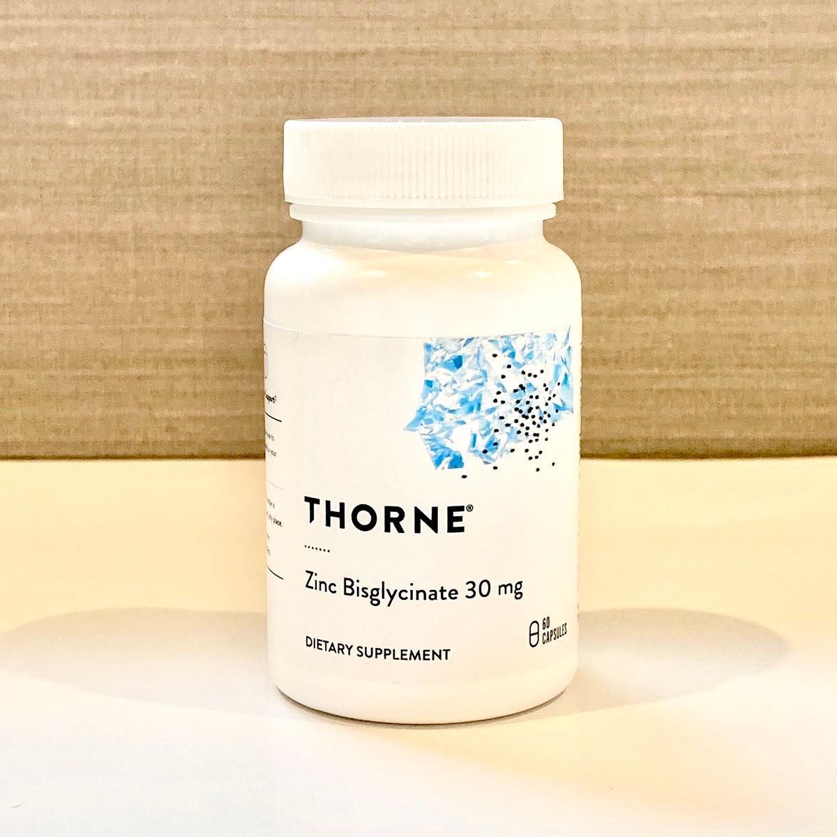 【高品質・高吸収・無添加】Thorne Research ビスグリシン酸亜鉛 30mg 残25カプセル/ミネラル サプリメント