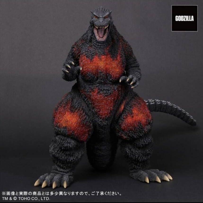 新品未開封 黒龍工房 リアルマスターコレクション FAVORITE SCULPTORS LINE ゴジラ（1995） ゴジラ バーニングゴジラ 発光 GODZILLAの画像4