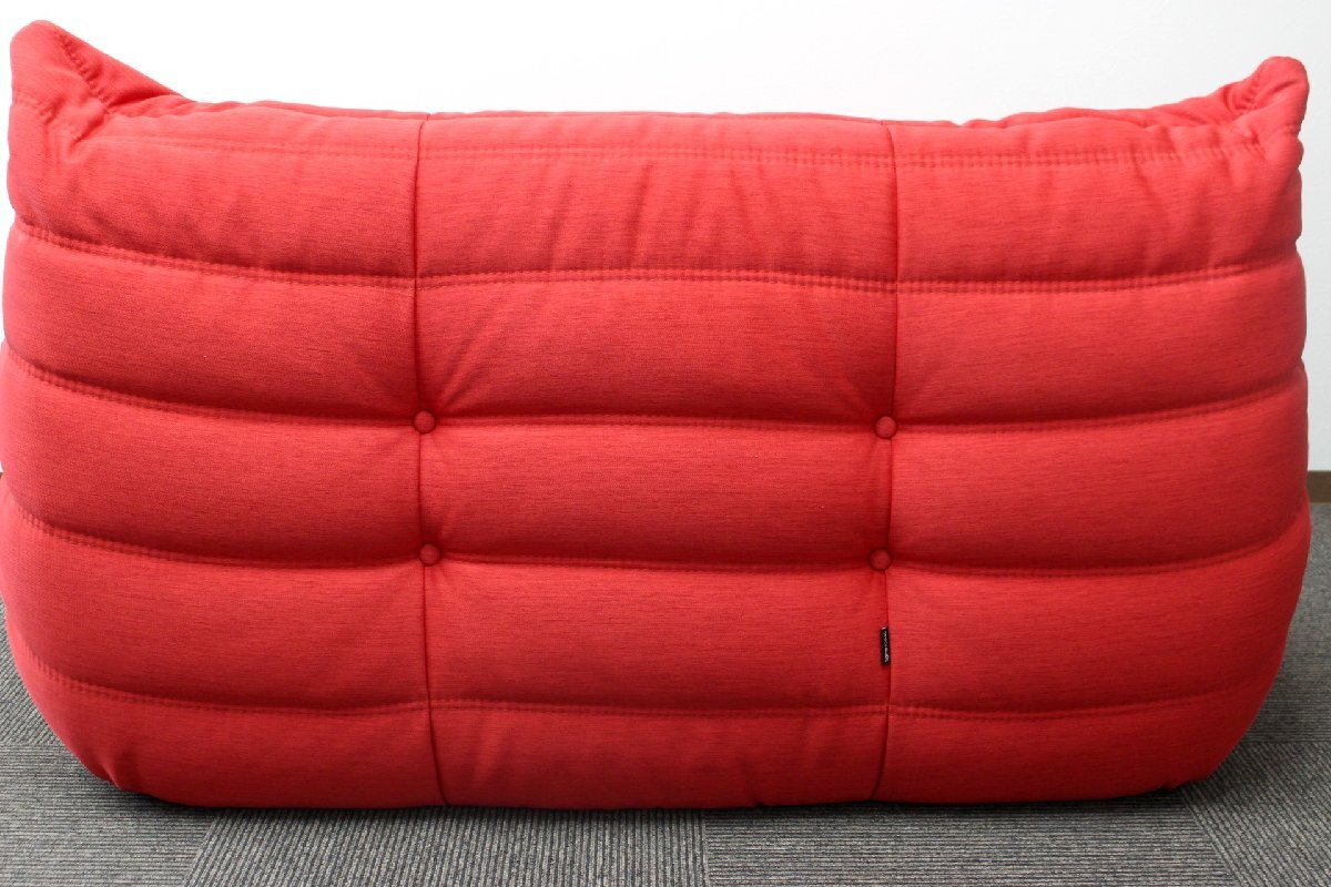 １円～ 展示超美品！！ セレブ御用達 人気メーカー リーンロゼ ligne roset 定価38.5万円 ラブソファー 二人掛けソファー_画像3