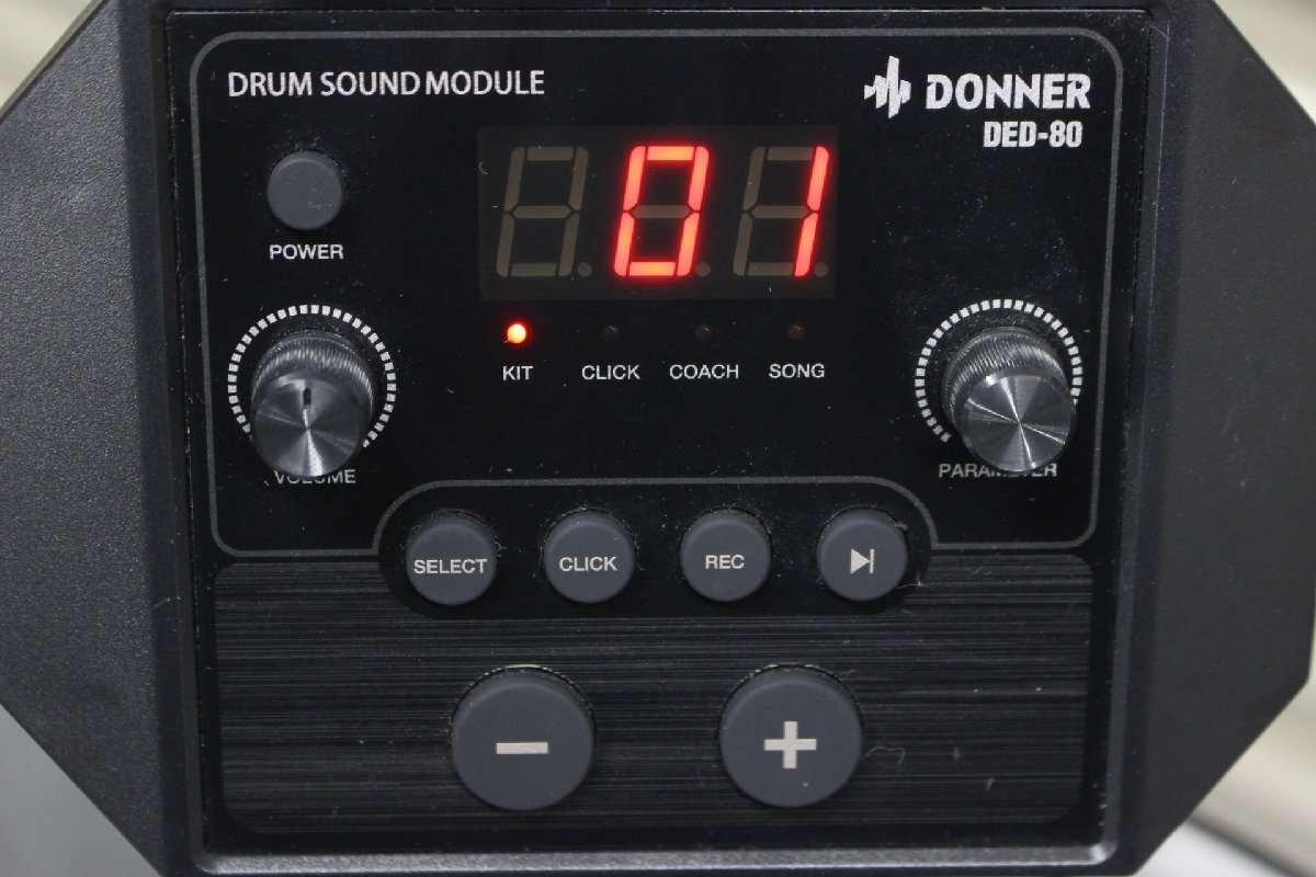 1円～ DONNER ドナー 電子ドラムセット DED-80 自宅練習用 初心者・子供用 【10D20】の画像6