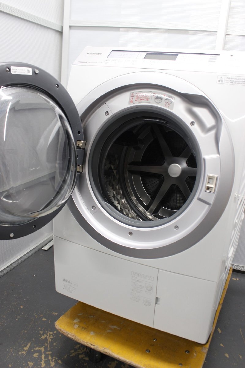１円～2021年製 Panasonic パナソニック ドラム式電気洗濯乾燥機 NA-VX85E8L (ドア左開き) 【59D120】_画像2
