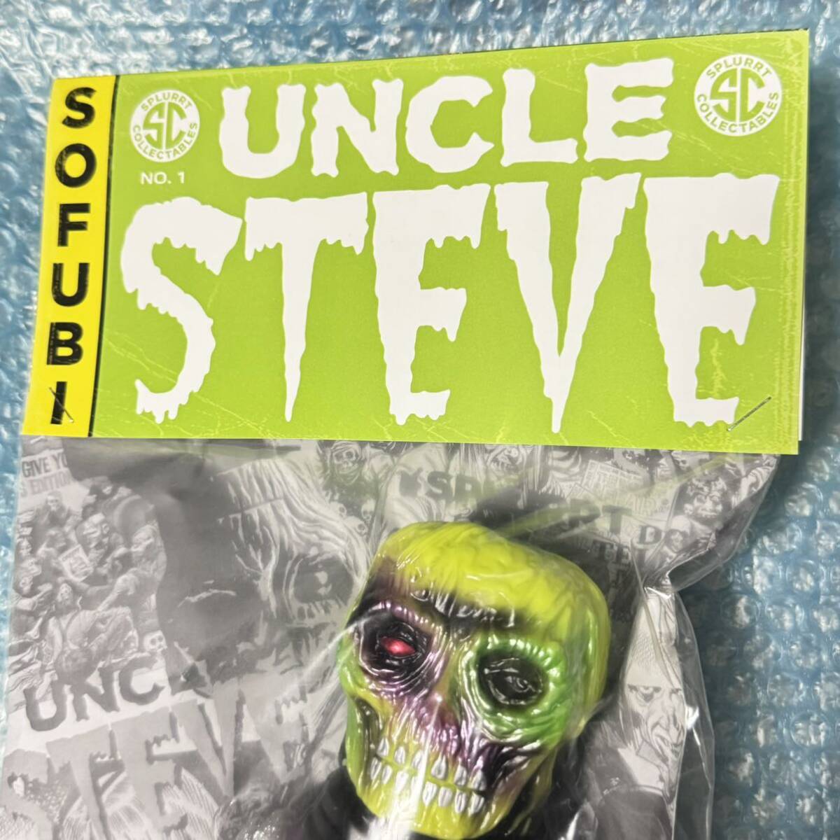 SPLURRT Uncle Steve ソフビ SOFUBI SOFVI 袋の下部分穴あきです SPLURRT Uncle Steve ソフビ SOFUBI SOFVI 袋の下部分穴あきです