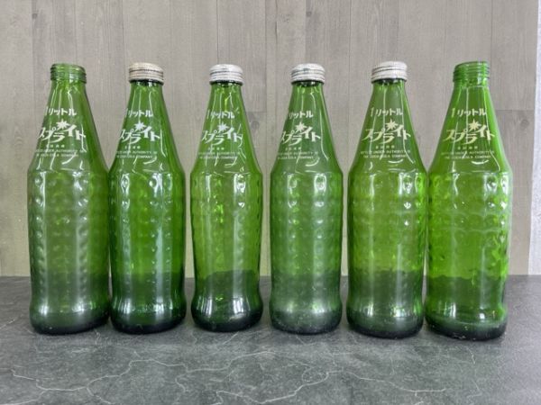 【空瓶】 83年有 コカコーラ スプライト ファンタ 大量セット グリーンボトル有 ボトル 瓶 ビン CocaCola 1リットル 1000ml/57128の画像3