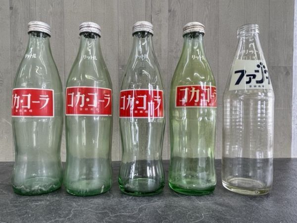 【空瓶】 83年有 コカコーラ スプライト ファンタ 大量セット グリーンボトル有 ボトル 瓶 ビン CocaCola 1リットル 1000ml/57128の画像8