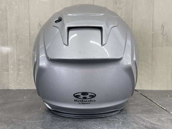 OGK KABUTO KAMUI3 full-face helmet [ used ] Kabuto Kamui 3 L size 59-60cm gray motorcycle supplies /57326