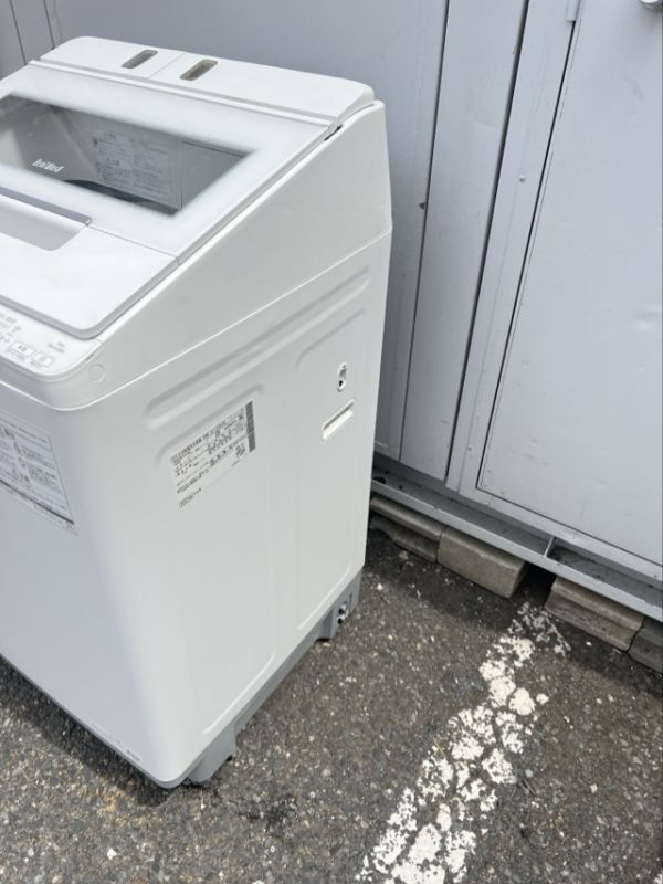 ジャンク品 日立 全自動電気洗濯機 BEAT WASH BW-X120H 2023年製 12.0kg ホワイト 047001 ビートウォッシュ 手渡し歓迎/20632_画像4