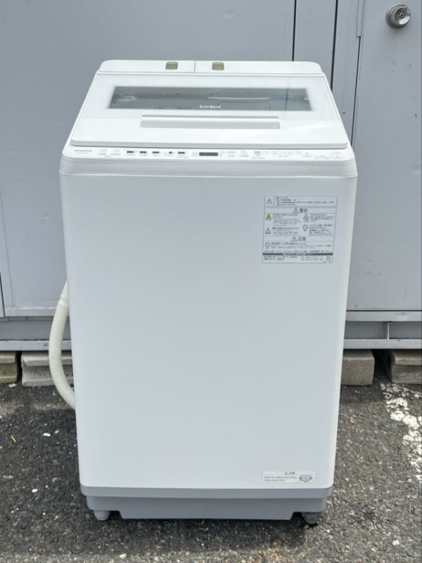 ジャンク品 日立 全自動電気洗濯機 BEAT WASH BW-X120H 2023年製 12.0kg ホワイト 047001 ビートウォッシュ 手渡し歓迎/20632