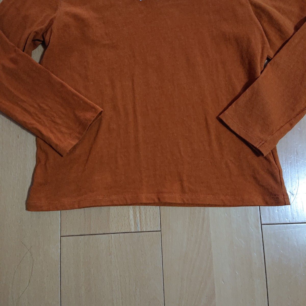 COMME CA ISM コムサイズム 120cm  長袖Tシャツ  ロンT テコラッタ オレンジ