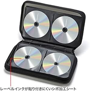 サンワサプライ(Sanwa Supply) ポリプロピレン DVD・CDセミハードケース(96枚収納・ブラック) FCD-WL96の画像5