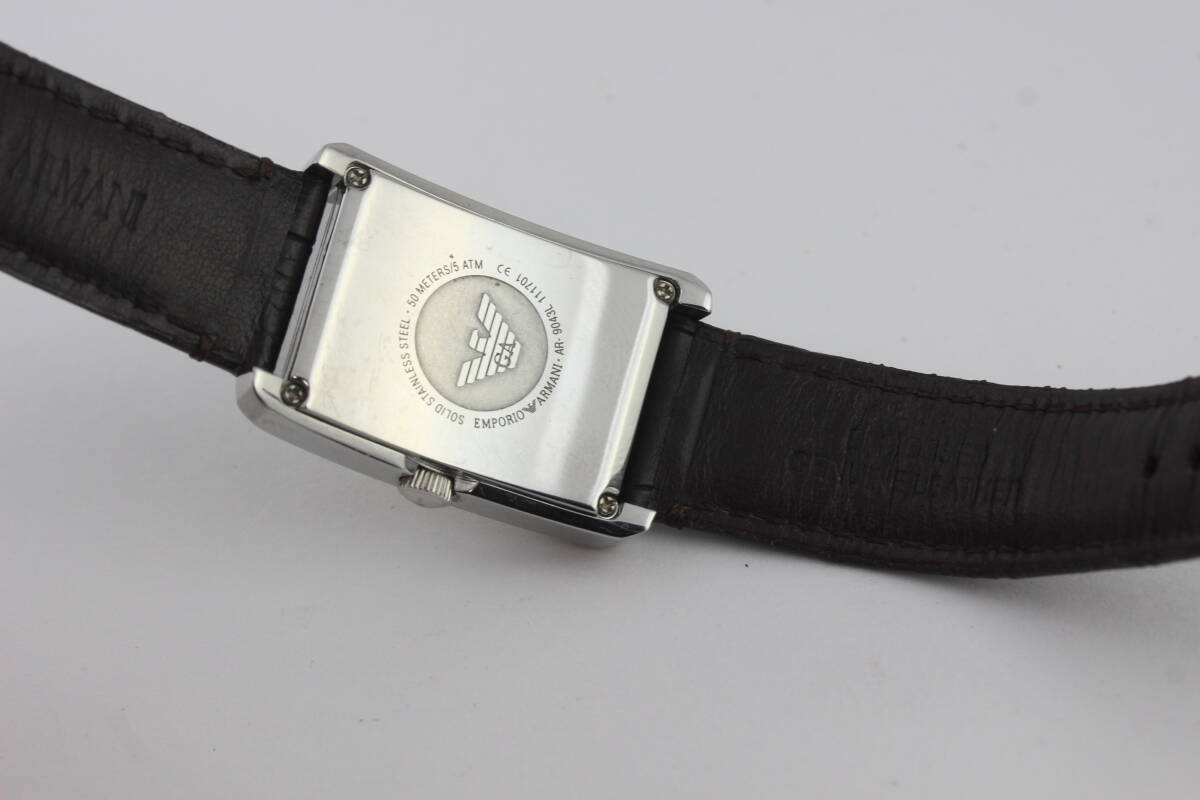 EMPORIO ARMANI アルマーニ 腕時計 スモールセコンド AR-9043L_画像6