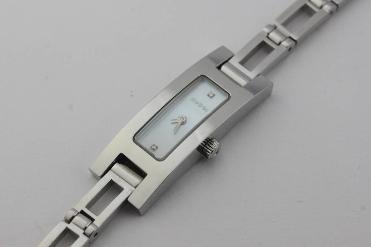 GUCCI Gucci 3900L женские наручные часы 2P diamond ракушка циферблат 