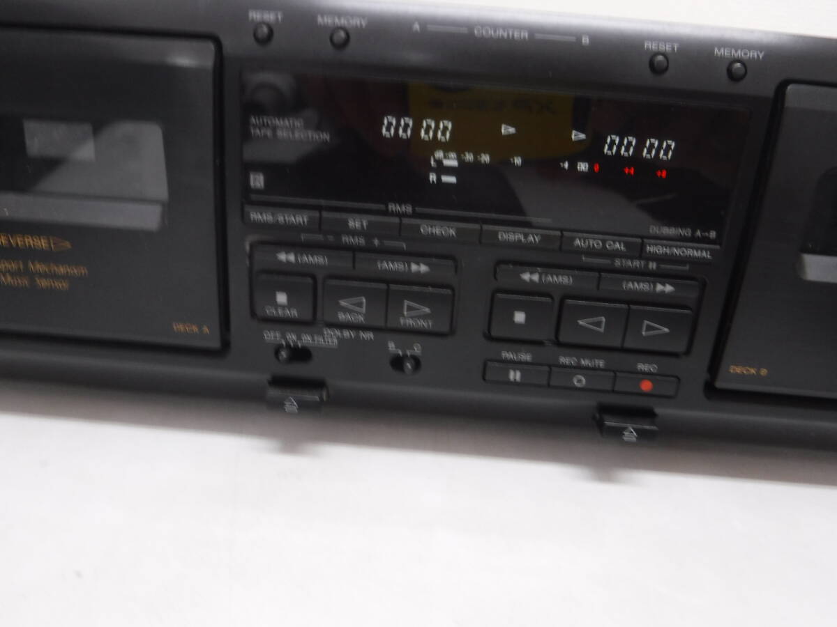 SONY TC-WE505 ダブルカセットデッキ ※ジャンク 通電のみの画像2