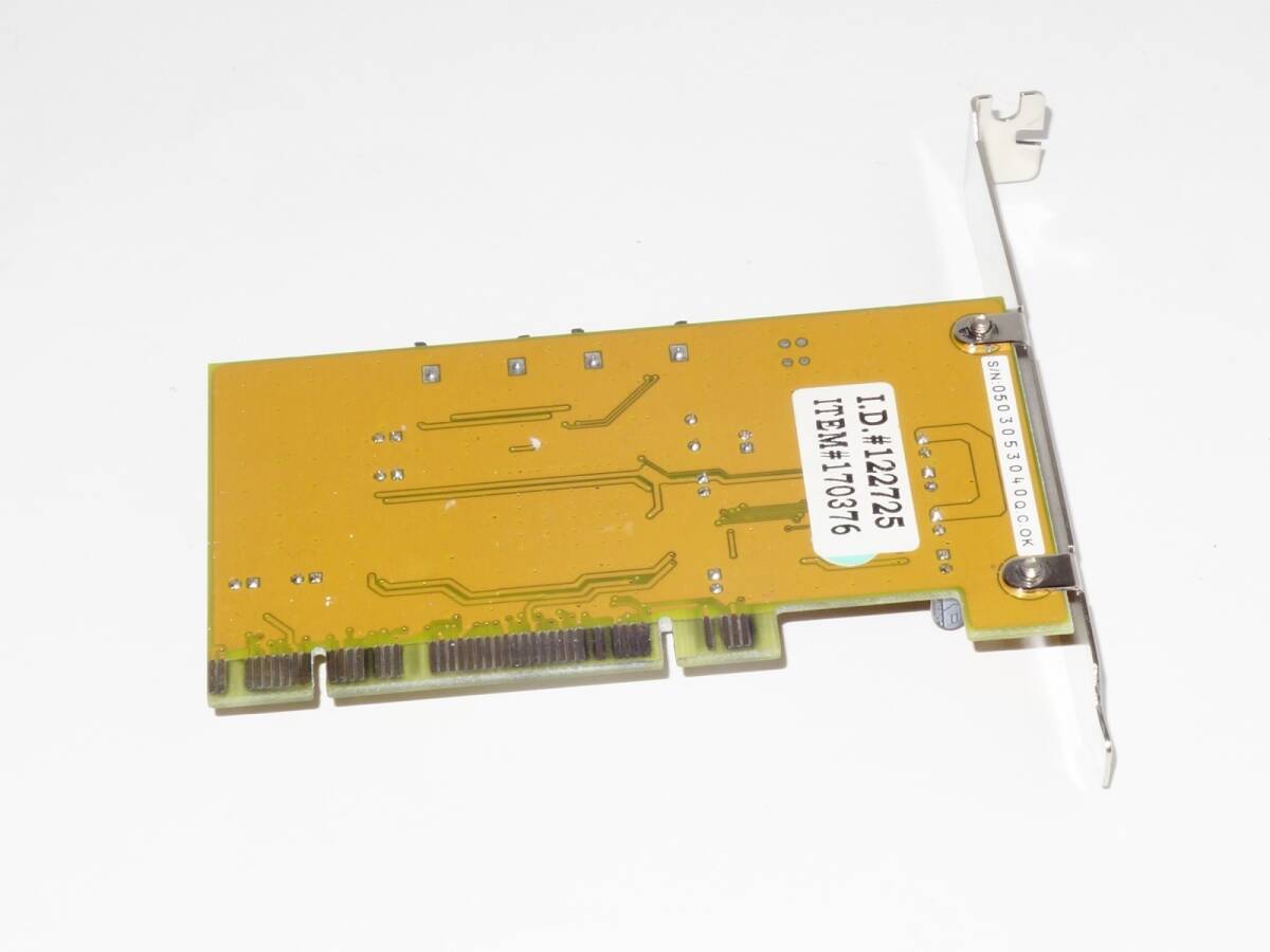 [SATAカード PCI接続] SiliconImage Sil3112チップ搭載カード [2port]の画像3