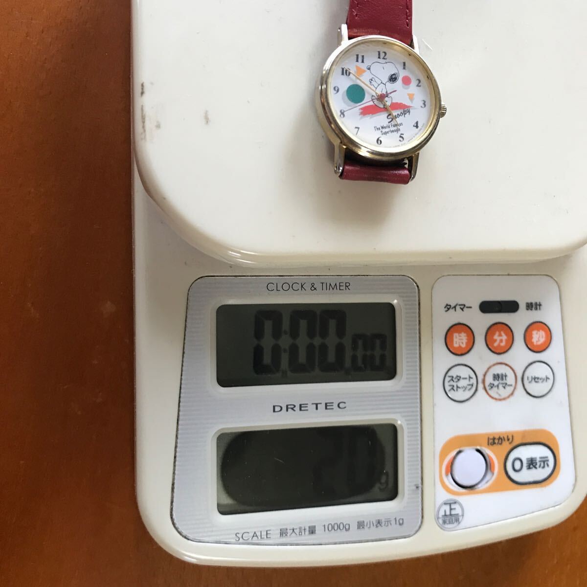  Snoopy Citizen series MIYOTA made 4L85 made in Japan Movement battery replaced operation goods 
