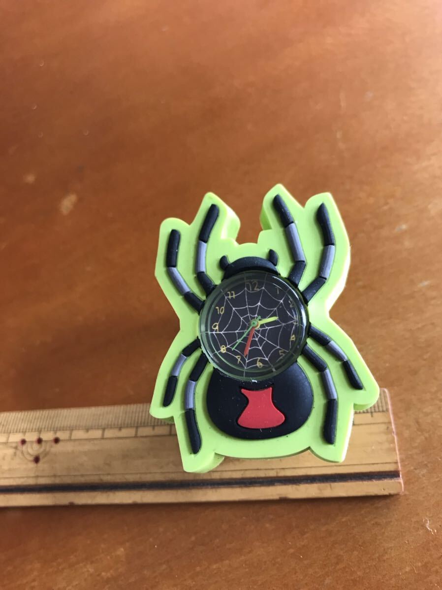 腕時計 クモ スパイダー　ベルトフリーサイズ　　電気交換済み　動作品_画像1
