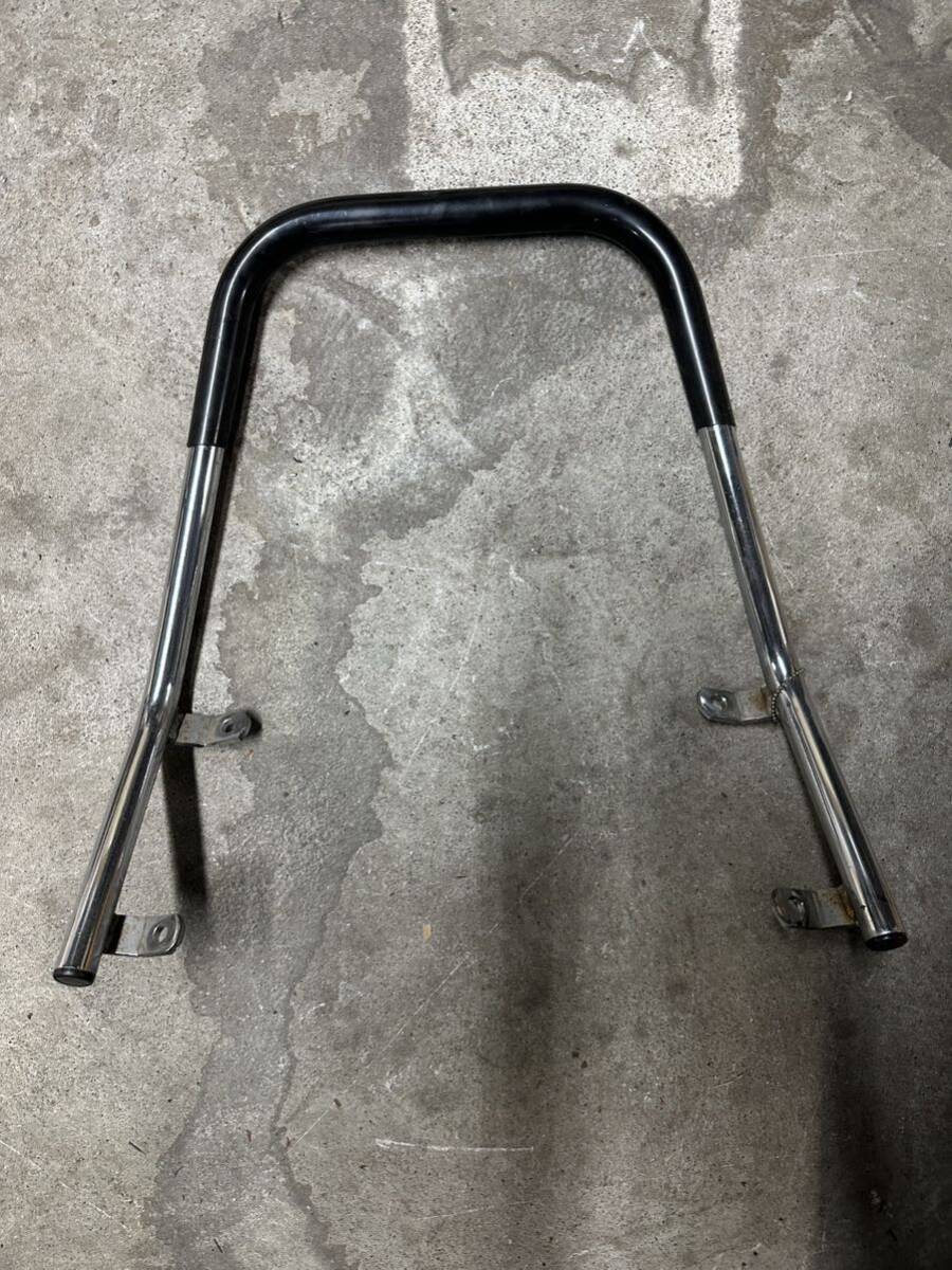  Zephyr χ Kijima tandem bar grab bar rear carrier bar tail plating rubber to coil Zephyr Zephyr 400