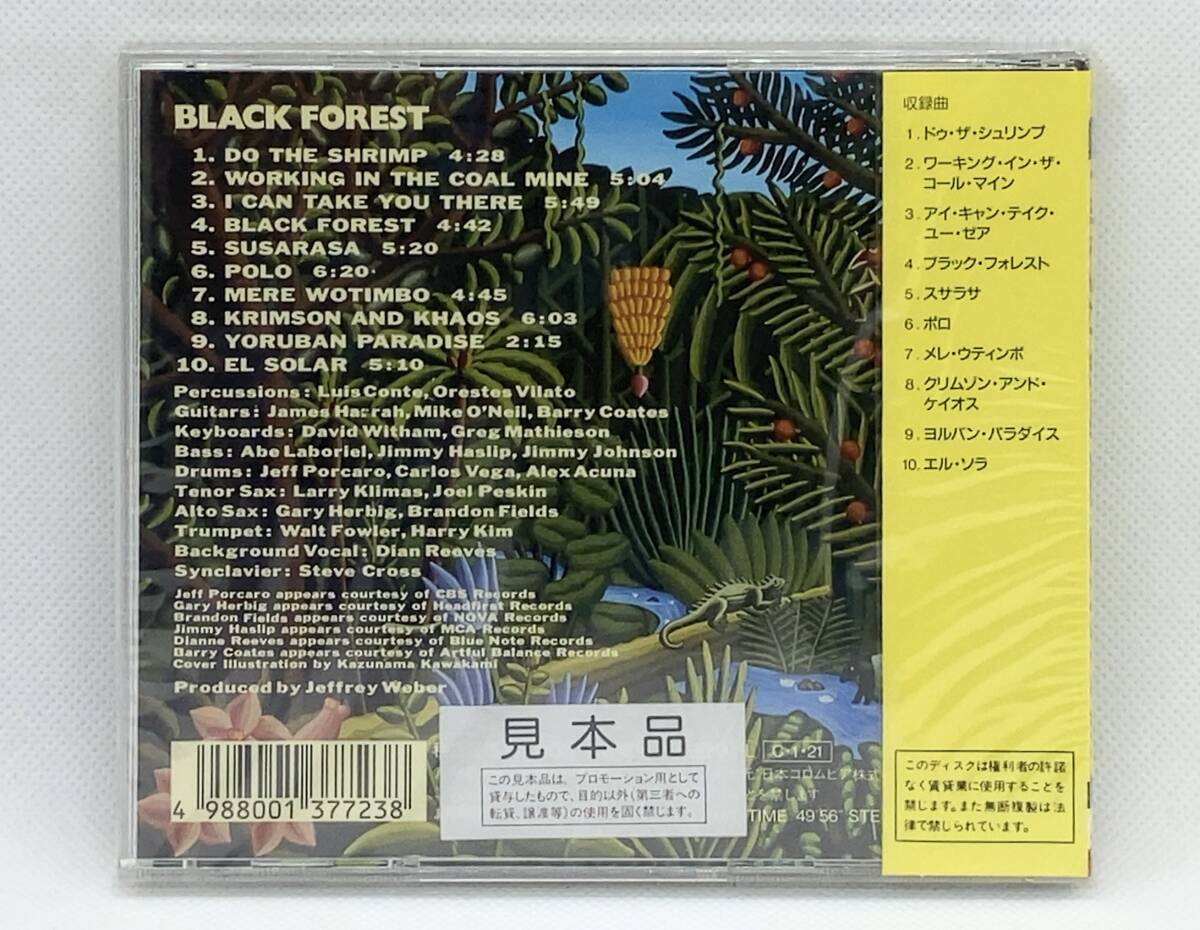 【 未開封 CD 1989年盤 】 LUIS CONTE ルイス・コンテ ／ BLACK FOREST ブラック・フォレスト ◎ CY-4100 ジェフ・ポーカロ Jeff Porcaroの画像2