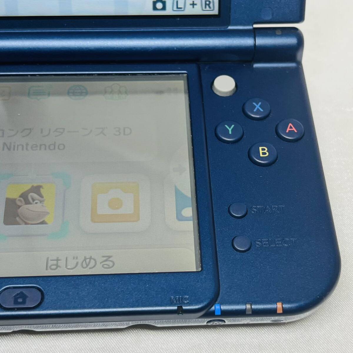 ★1円～ 動作確認済 New NINTENDO 3DSLL 本体 メタリックブルー 任天堂 送料全国520円 ニンテンドー metallic blue_画像6