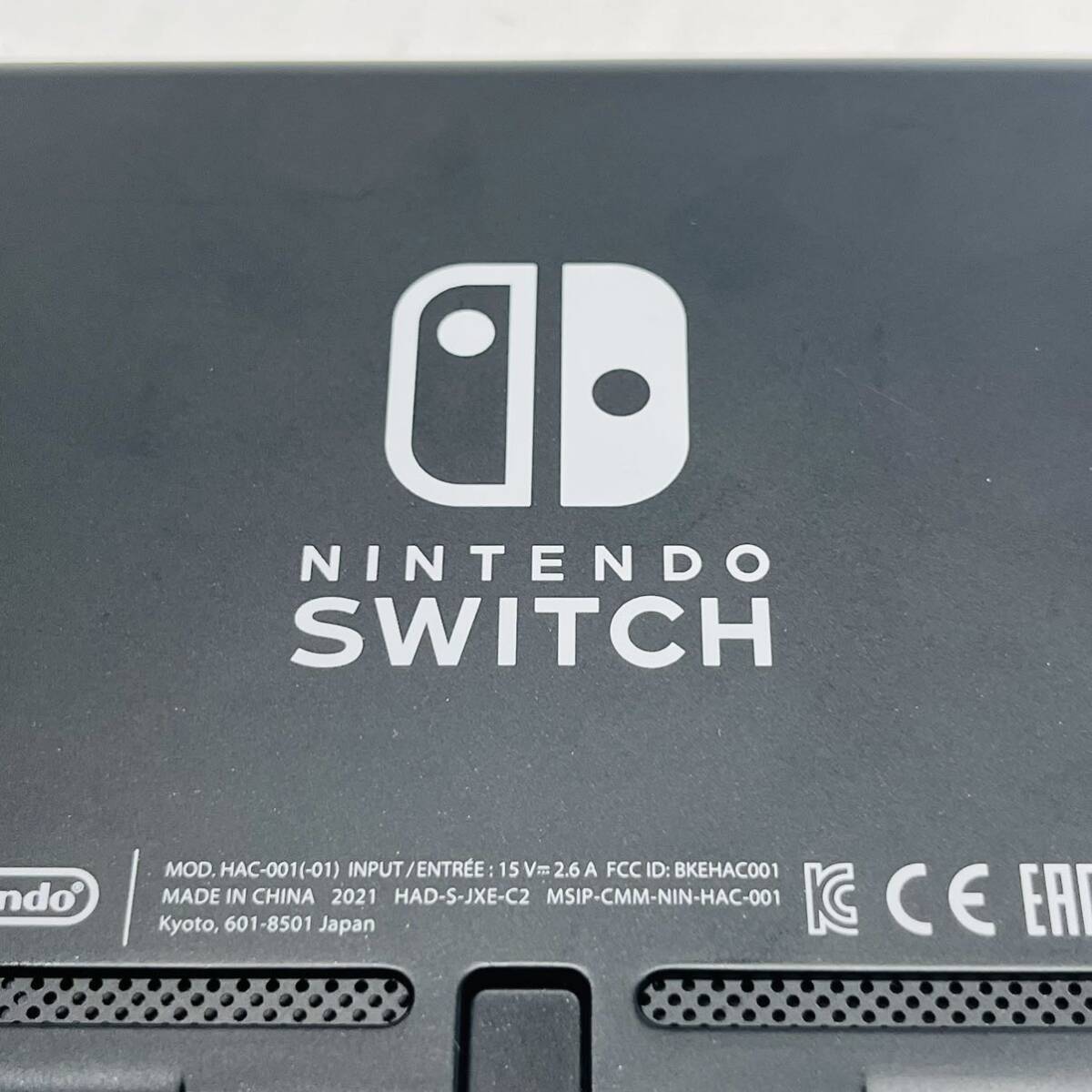 ★1円～ 美品 動作良好 2021年製 バッテリー拡張版 任天堂 スイッチ 本体 Nintendo Switch 動作確認済 送料520円_画像6