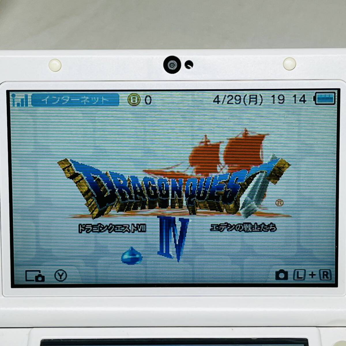 ★1円～ 動作確認済 New NINTENDO 3DSLL 本体 パールホワイト 任天堂 送料全国520円 ニンテンドー Pearl White_画像3