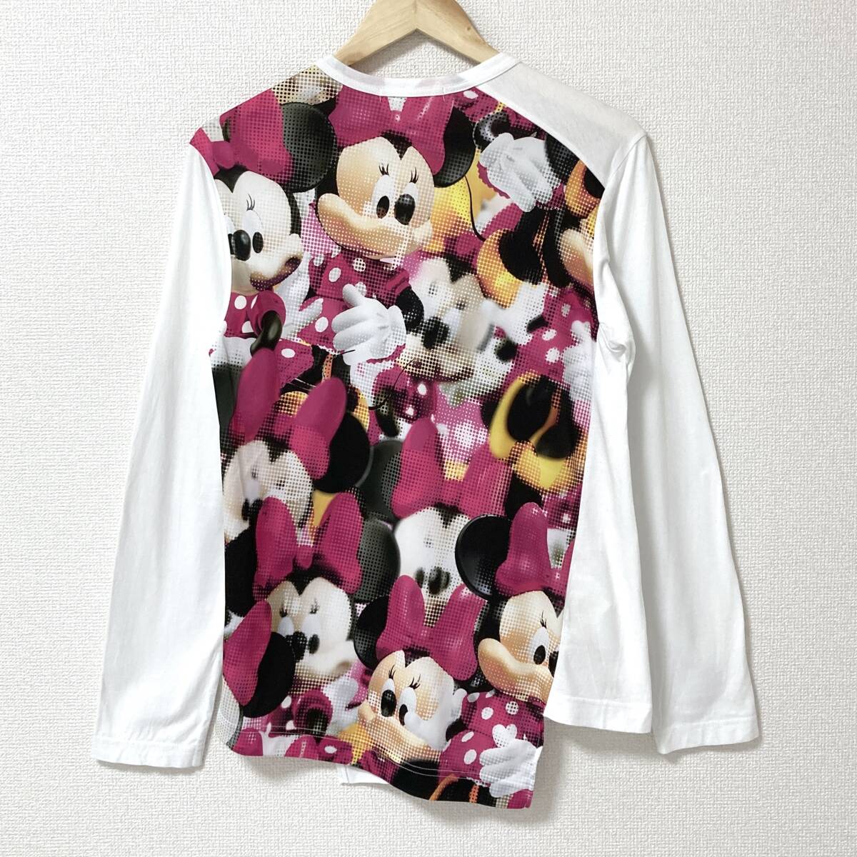 AD2020 COMME des GARCONS × DISNEY Minnie Mouse asimeto Lee deformation long sleeve cut and sewn Comme des Garcons MINNIE long T archive 3120516