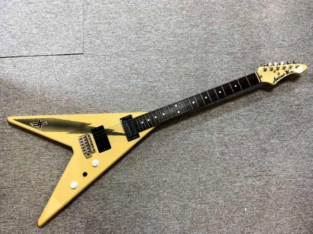  flying V Aria Pro Ⅱ wing way model (Aria Pro II XX-DLX Yngwie Malmsteen80\'s FlyingV Model) [1980 period at that time original individual ]