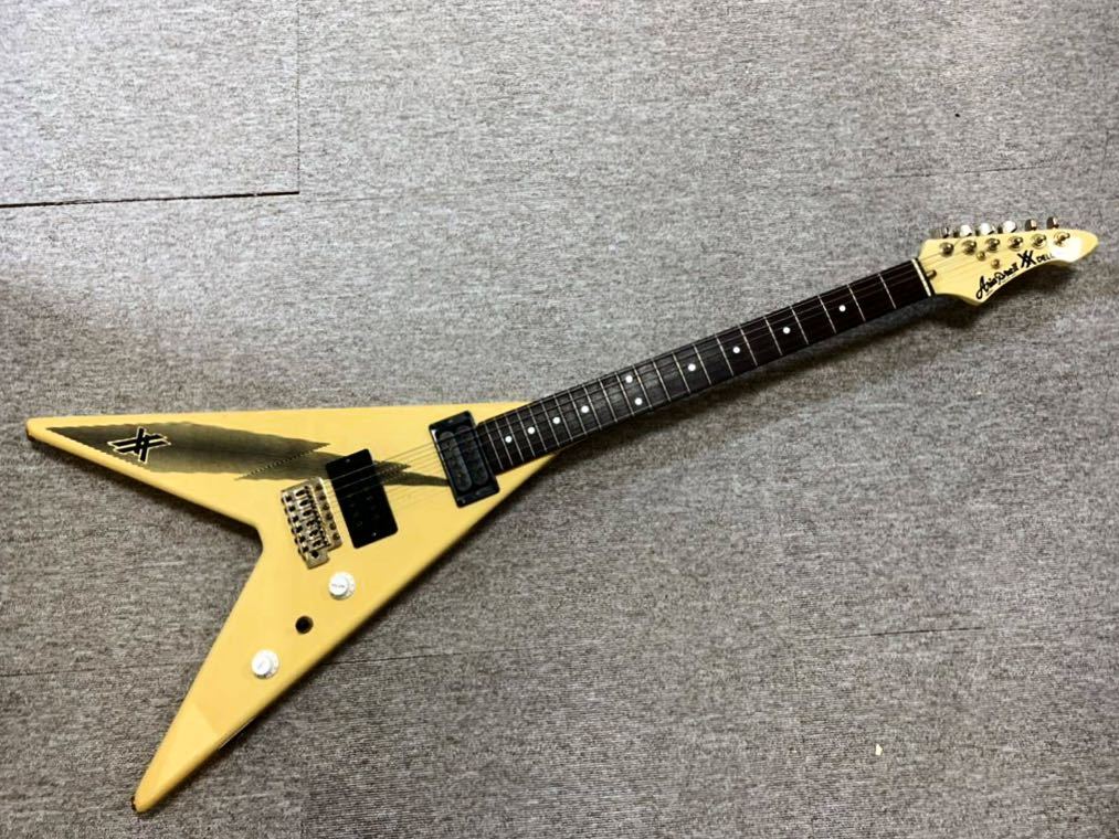 フライングV アリアプロⅡイングウェイモデル(Aria Pro II XX-DLX Yngwie Malmsteen80's FlyingV Model) 【1980年代当時オリジナル個体】_画像1