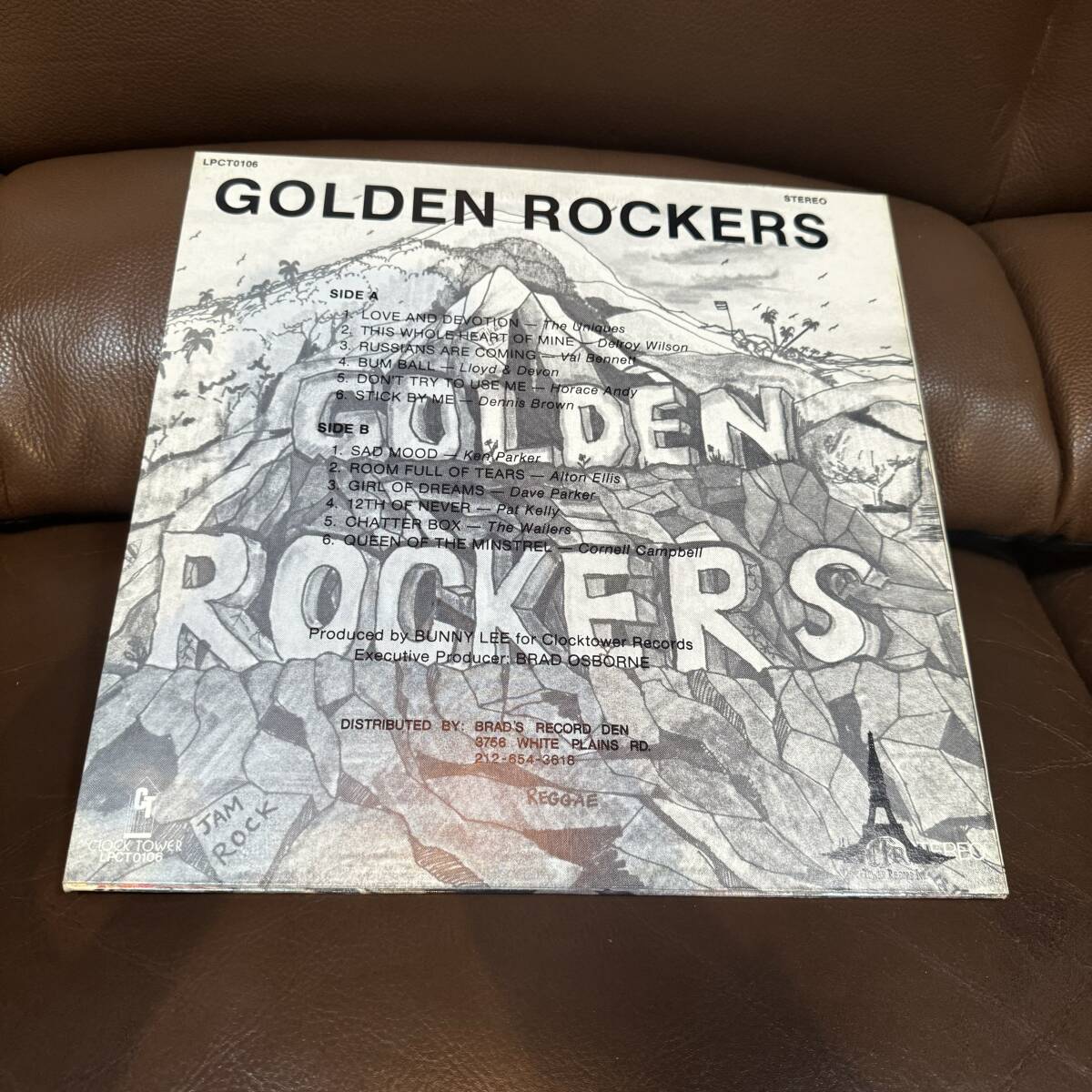 値下げ【レゲエLP】GOLDEN ROCKERS #VA #CLOCKTOWER_画像2