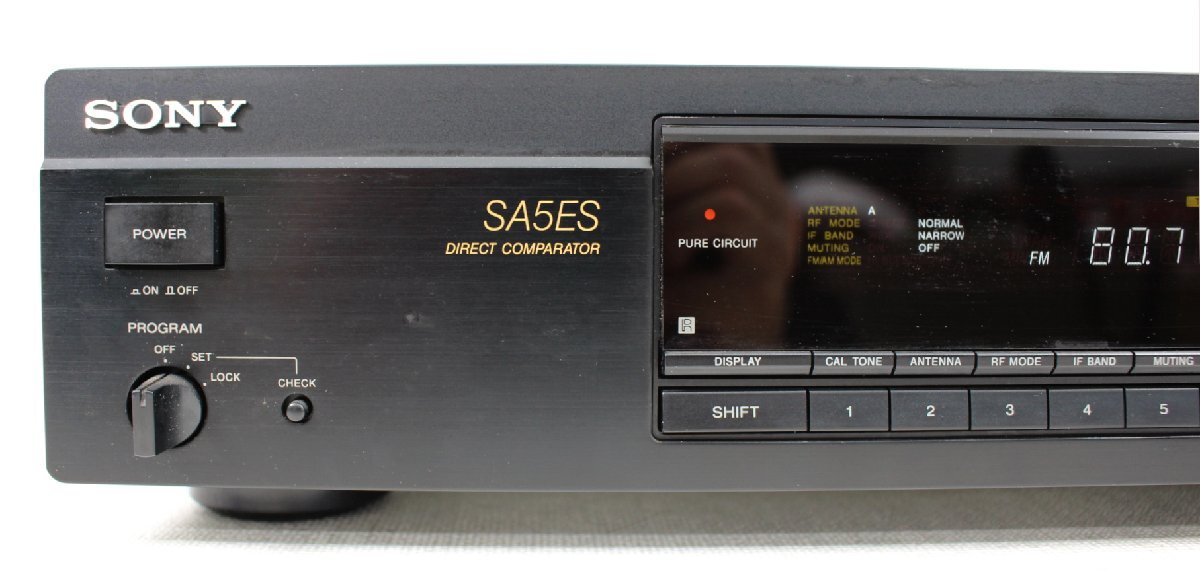 □現状品□ SONY ST-SA5ES ソニー AM/FMステレオチューナー （2754210)の画像4
