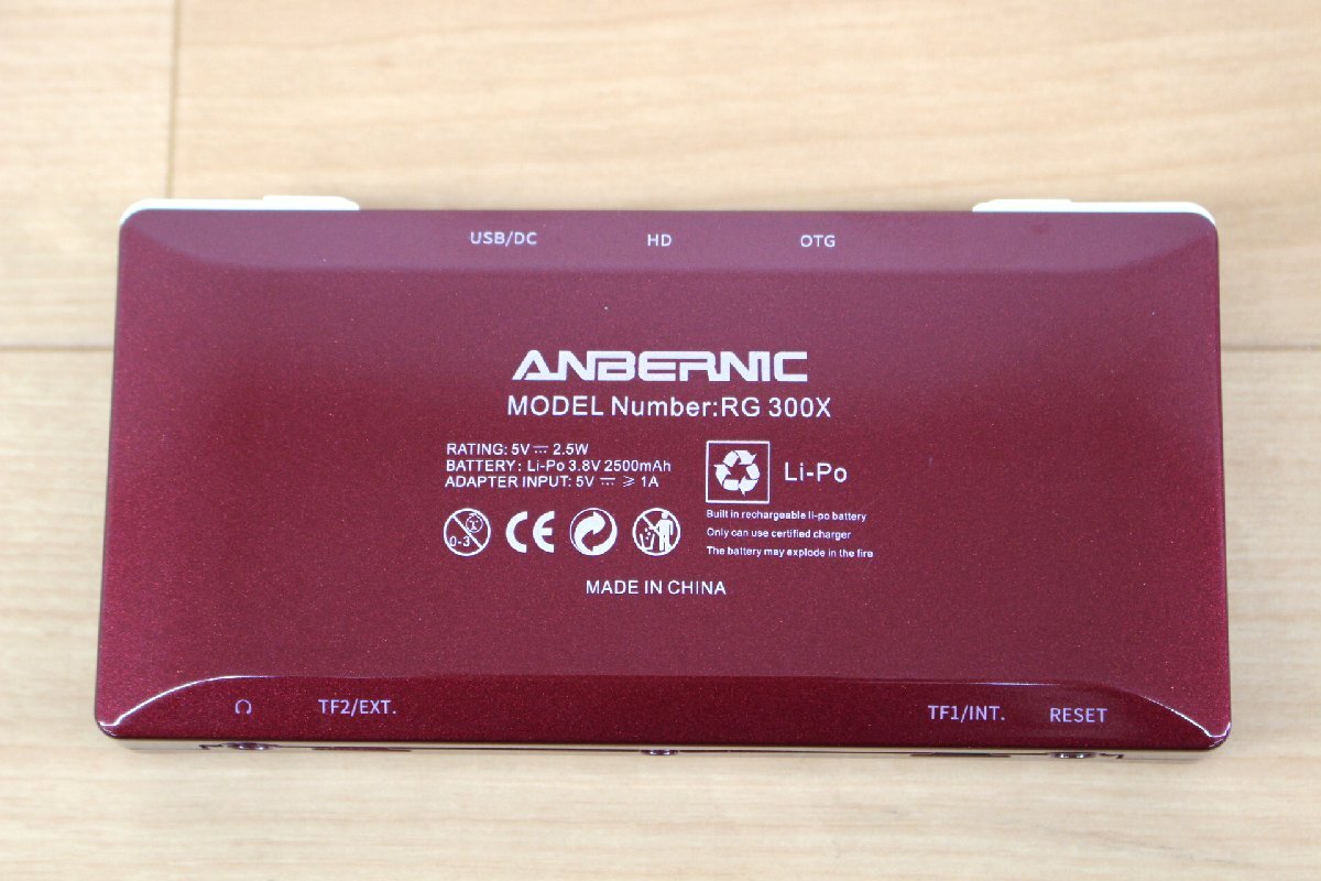 △現状品△ Anbernic RG300X ポータブルゲーム機 簡易チェック ゲームデータなし 箱/ケース付 (2745797)の画像5