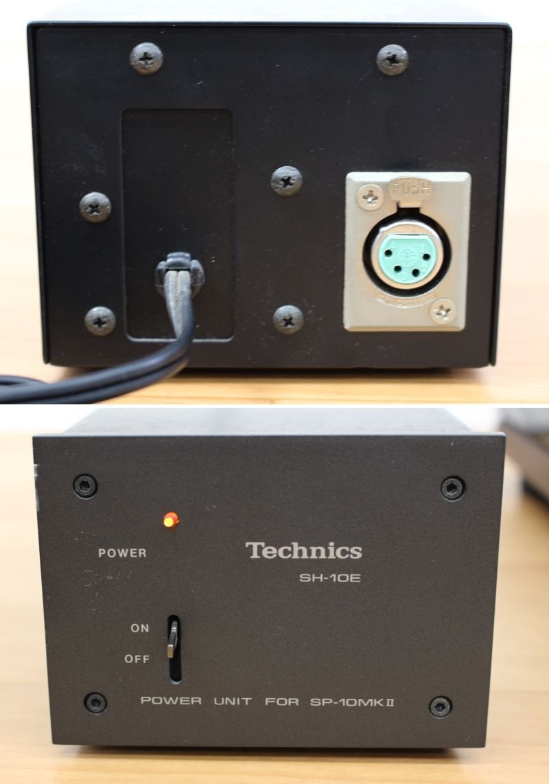 □現状品□ Technics SP-10MKⅡ + SH-10E + SH-10B3 ターンテーブル + 電源ユニット + ベースユニット テクニクス (2761214)の画像4