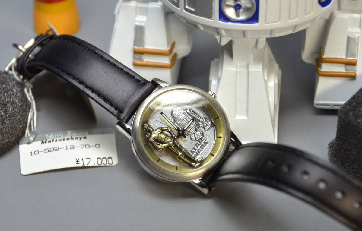 スターウオーズ DROIDS R2-D2 フォッシル腕時計 FOSSIL 30メートル防水 1998年 3000部限定 未使用 新品 元箱 保証書 美品 の画像3