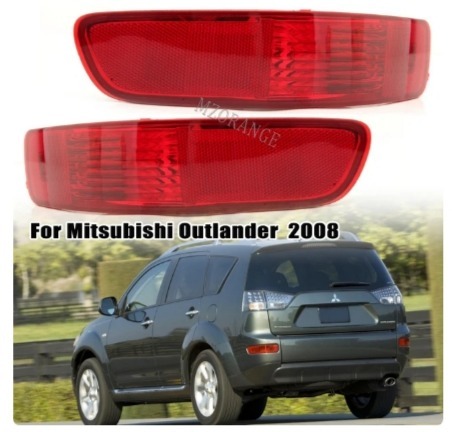 [ бесплатная доставка ] Mitsubishi Outlander первое поколение CW5W/CW6W задний бампер задние фонари лампа отражатель левый и правый в комплекте оригинальный согласовано неоригинальный товар 
