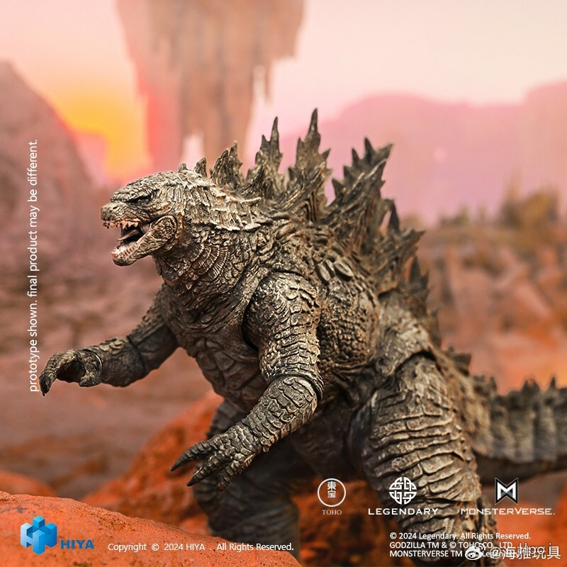 HIYA Godzilla x Kong : The New Empire ゴジラ Rre-evolved Ver. 18cm EBG0430の画像3